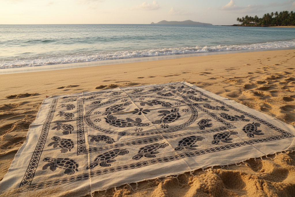 Mandala en la playa
