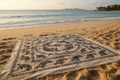 Mandala en la playa