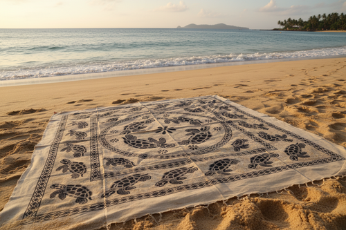Mandala en la playa